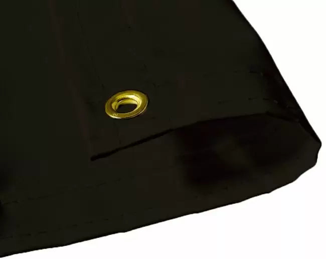 RHINO-TEX Black Canvas Tarps: