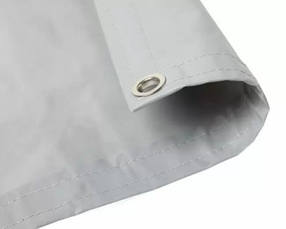 Gray Tarp - 18 oz Heavy Duty Vinyl Tarps