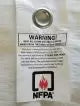 White Heavy Duty Fire Retardant Poly Tarps