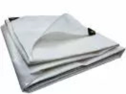 Heavy Duty White Poly Tarps